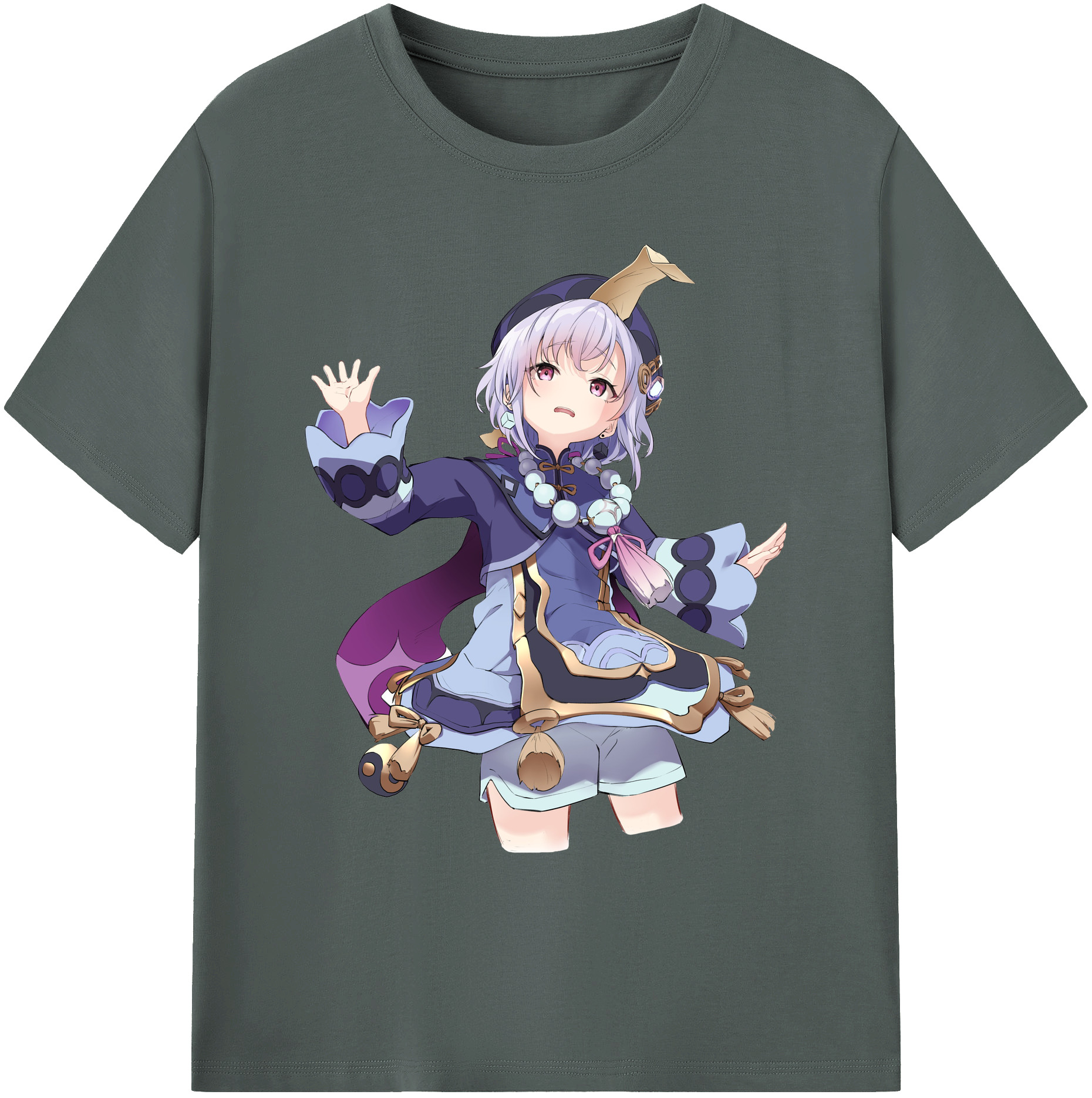 げんし神 七七 なな  genshin Nana 綿100％ メンズ半袖Tシャツ｜肌触りやわらか＆通気性